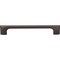 Jeffrey Alexander 160 mm Center-to-Center Brushed Oil Rubbed Bronze Asymmetrical Leyton Cabinet Pull 286-160DBAC - alternate 2
